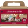 Mini-DIY-Kit Christbaumkugeln - Rote und grne Elfen