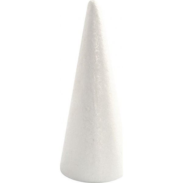 Styroporkegel - wei - 7 cm