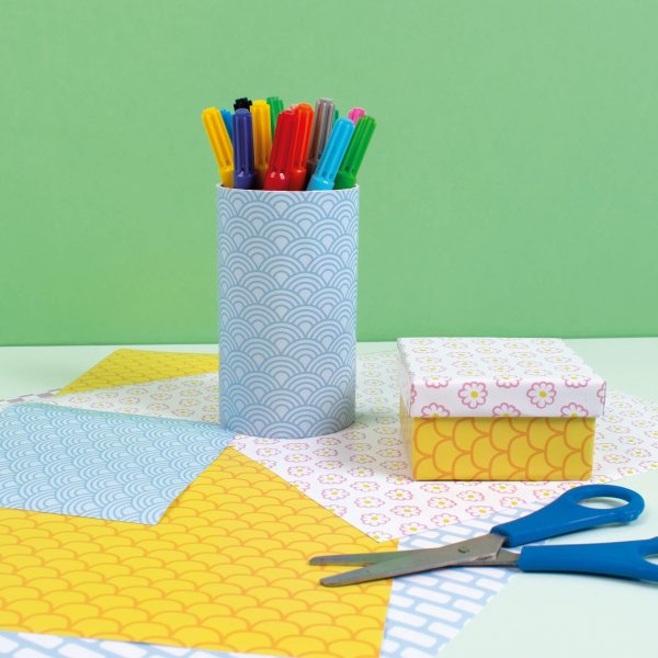 Designpapier selbstklebend - 25 Blatt