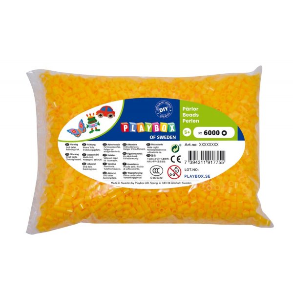 Perlen 6000 gelb