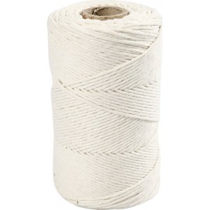 Makramee-Garn - gebrochenes Weiß - Ø2 mm - 198 m Makramee-Garn - gebrochenes Weiß - Ø2 mm - 198 m