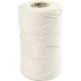 Makramee-Garn - gebrochenes Wei - 2 mm - 198 m