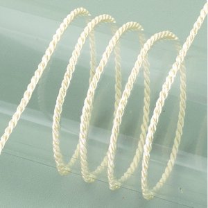 Kordel Viskose 2 mm - 50 Meter - Creme Kordel Viskose 2 mm - 50 Meter - Creme
