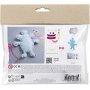 Mini DIY Kit Nhen, gemischte Farben, Filzmonster