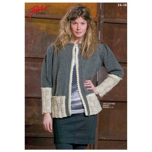 Strickanleitung - Damen-Cardigan offen Strickanleitung - Damen-Cardigan offen