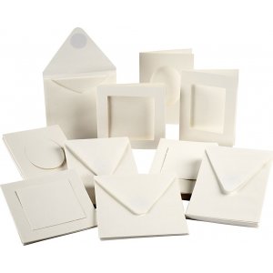 Passepartout-Karte - gebrochenes Weiß - Inhalt kann variieren - 50 Sets Passepartout-Karte - gebrochenes Weiß - Inhalt kann variieren - 50 Sets