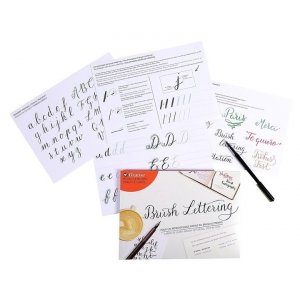 Übungskarten für Brushlettering Übungskarten für Brushlettering