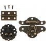 Minibeschlge - Antikgold - 10 Sets