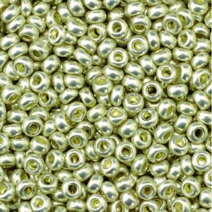 Rocailleperlen metallic - silber Rocailleperlen metallic - silber