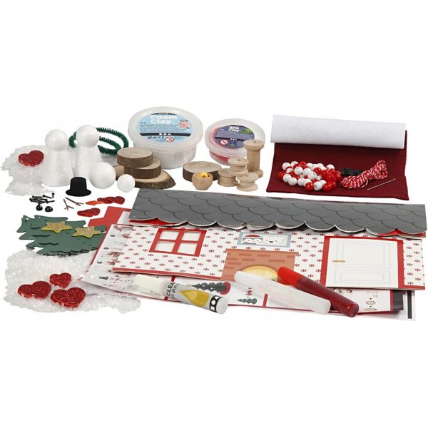 Das Bastelset - Weihnachtshaus