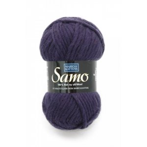 Samo-Garn - 50 g - Dunkelviolett (810) Samo-Garn - 50 g - Dunkelviolett (810)