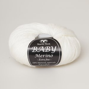 Black Sheep Baby Merino Garn 25g - Ungebleicht (05) Black Sheep Baby Merino Garn 25g - Ungebleicht (05)
