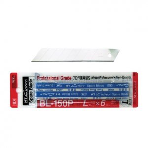 Schneidmesser NT Cutter 18mm BL-150P 6er-Pack Schneidmesser NT Cutter 18mm BL-150P 6er-Pack