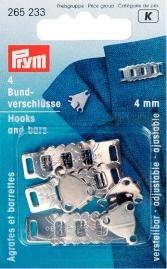 Verstellbare Hosenhaken Stahl silberfarben 4 Stk Verstellbare Hosenhaken Stahl silberfarben 4 Stk