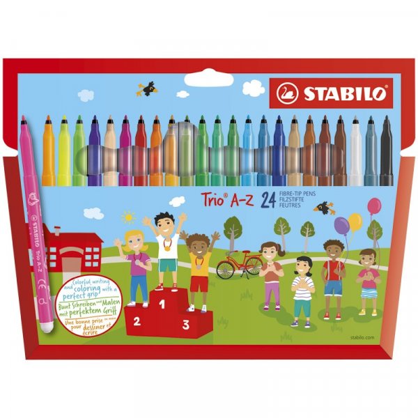 Fasermaler Trio AZ - 24er-Pack