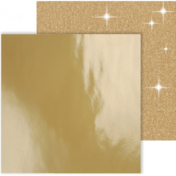 Vivi Gade Designpapier - Gold - 2 Blatt