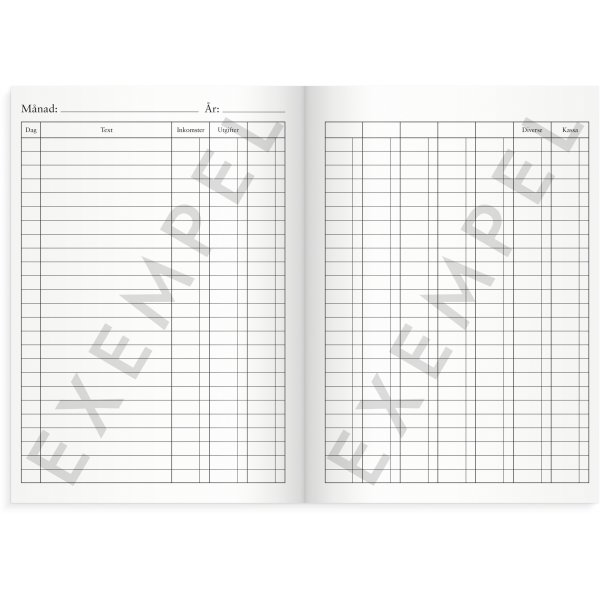 Kassenbuch mit Konten - A5