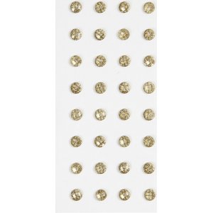 Strasssteine - Gold - Ø8 mm - 32 Stk Strasssteine - Gold - Ø8 mm - 32 Stk