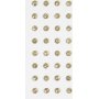 Strasssteine - Gold - 8 mm - 32 Stk