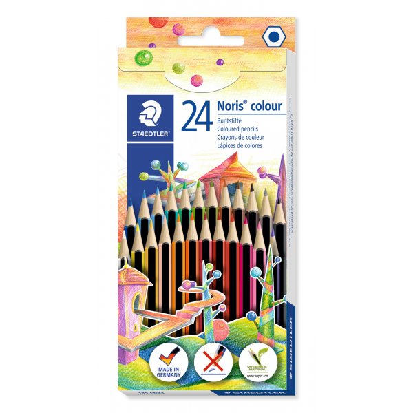 Buntstifte Noris - 24 Stifte in verschiedenen Farben