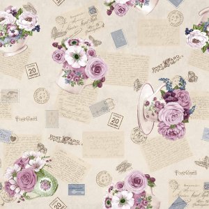 Plane PVC Blumen/Buchstaben - Rosa Plane PVC Blumen/Buchstaben - Rosa
