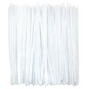 Pfeifenreiniger 100 Stück 3 mm weiß Pfeifenreiniger 100 Stück 3 mm weiß