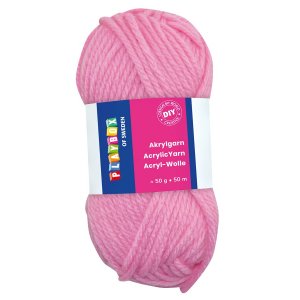 Acrylgarn 50 g rosa Acrylgarn 50 g rosa