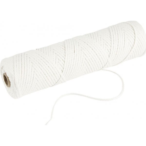 Kerzendocht aus reinem Paraffin - schmal - 50 m