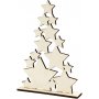 Weihnachtsbaum aus Sternen - 21,5 x 29,8 cm