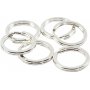 Spaltring - versilbert - 15 Stk