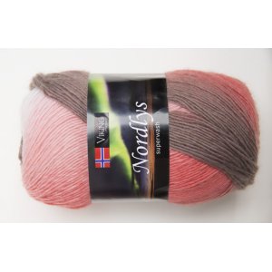Wikingergarn Nordlys 100g - Lachs/Braun (940) Wikingergarn Nordlys 100g - Lachs/Braun (940)