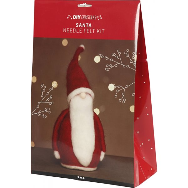 Bastelset - Nadelgefilzter Weihnachtsmann
