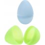 Plastikeier - 2-teilig - Pastellfarben - H4,5 cm - 24 Stk