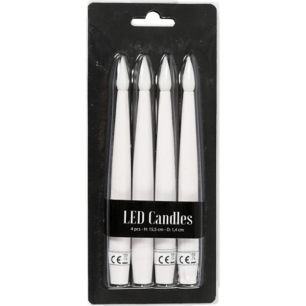 LED-Weihnachtsbaumbeleuchtung aus Kunststoff - 4 Stk