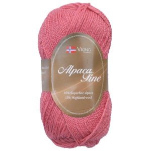 Wikingergarn Alpaka Fein 50g - Rosaorange (648) Wikingergarn Alpaka Fein 50g - Rosaorange (648)