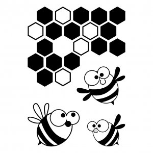 Motivstempel -Biene Motivstempel -Biene