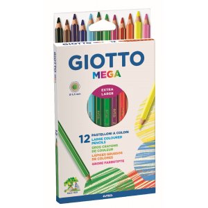 Buntstifte Giotto Mega - 12er-Pack Buntstifte Giotto Mega - 12er-Pack