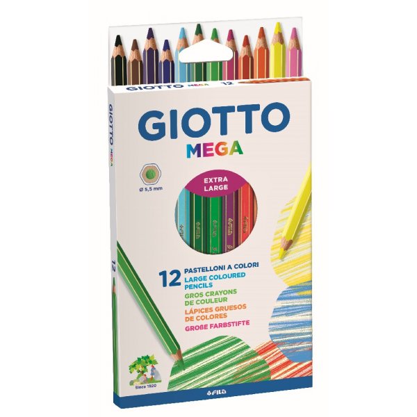 Buntstifte Giotto Mega - 12er-Pack