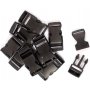 Klickschnalle 16 mm schwarz 100 Stk