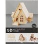 3D-Konstruktionsfigur - Haus mit Rampe