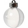 Dekokugel - transparent - 5 cm - 10 Stk
