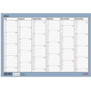Wandkalender 24/25 - Wandblatt - A4 Wandkalender 24/25 - Wandblatt - A4
