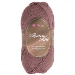 Wikingergarn Alpaka Fein 50g - Dunkelrosa (619) Wikingergarn Alpaka Fein 50g - Dunkelrosa (619)