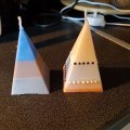 Kundenbild Kerzenvase 105 x 67 x 67 mm - Pyramide / max. 65 °C