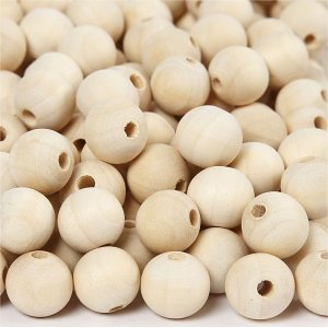 Holzperlen - 15 mm - 500 Stk Holzperlen - 15 mm - 500 Stk