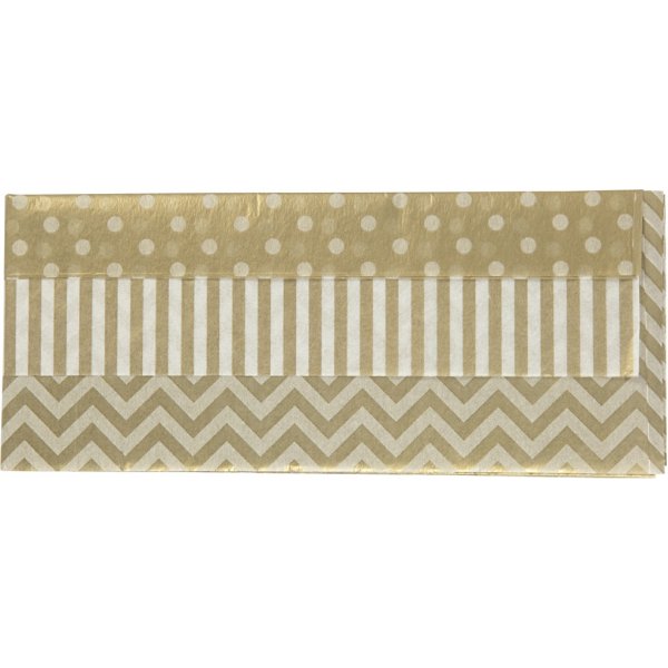 Seidenpapier - Gold - 50 x 70 cm - 17 g - 6 Blatt