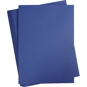 Farbiger Karton - dunkelblau - A2 - 180 g - 100 Blatt Farbiger Karton - dunkelblau - A2 - 180 g - 100 Blatt
