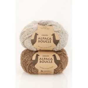 Drops Alpaka-Bouclé-Garn - 50 g Drops Alpaka-Bouclé-Garn - 50 g