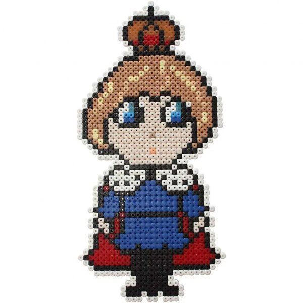 Perlenfliesen - Klar - Quadratisch, zusammensteckbar - 15x15 cm - 2 Stk