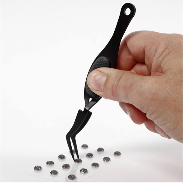 Pinzette mit Feder - 5 cm